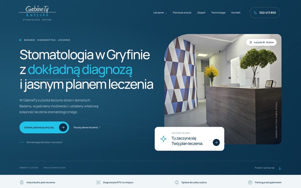 Podgląd strony GabineTy Łużycka
