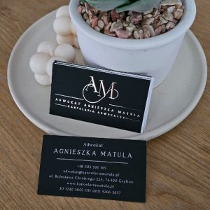 wizytówki premium adwokat agnieszka matula gryfino